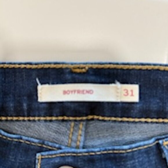 Levi's Boyfriend Jeans - Dark Wash - 31 Waist - Picture 5 of 6